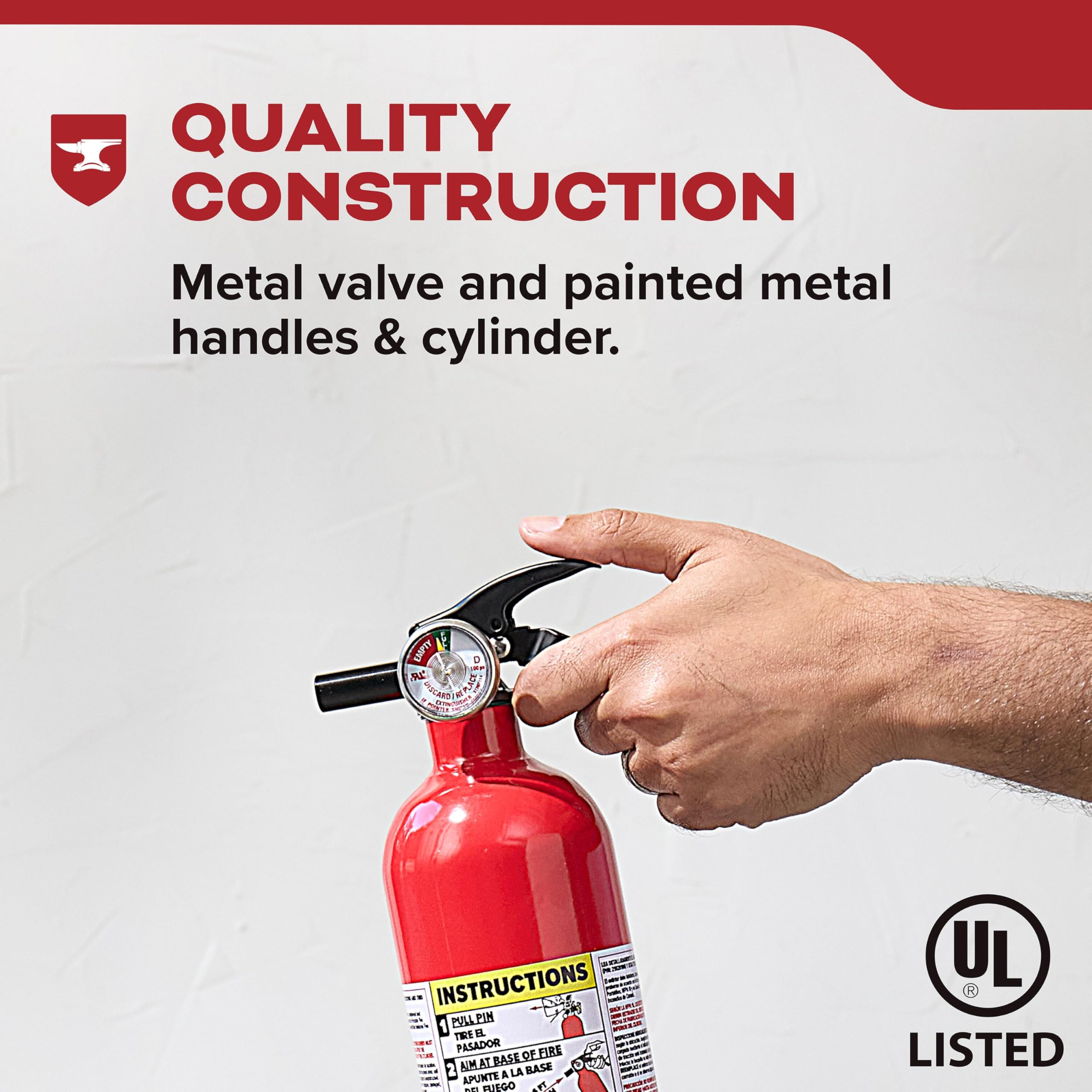 Kidde cilindro con recubrimiento anticorrosión y acabado resistente