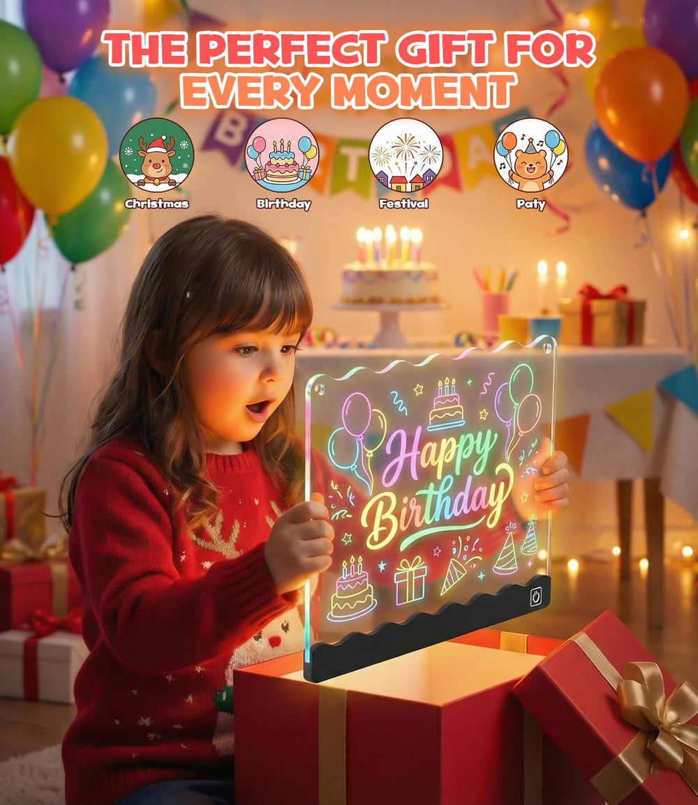KiddyFunpals detalle del panel acrílico resistente y claro