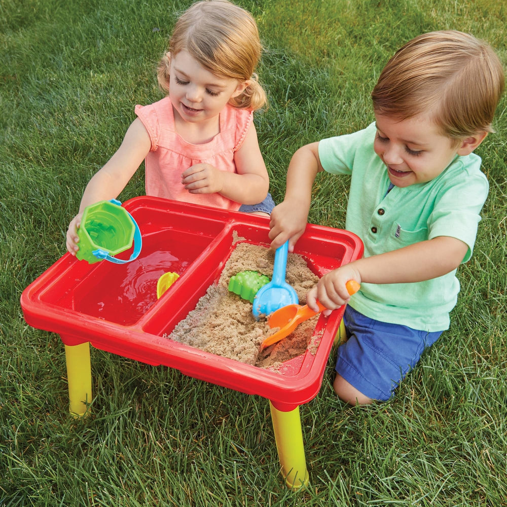 Kidoozie folded and packed in car trunk for portable beach-style fun