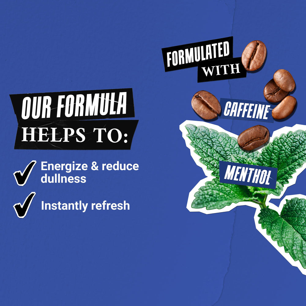 Kiehl's comparación de tamaño 3.4 fl oz junto a una hoja para escala