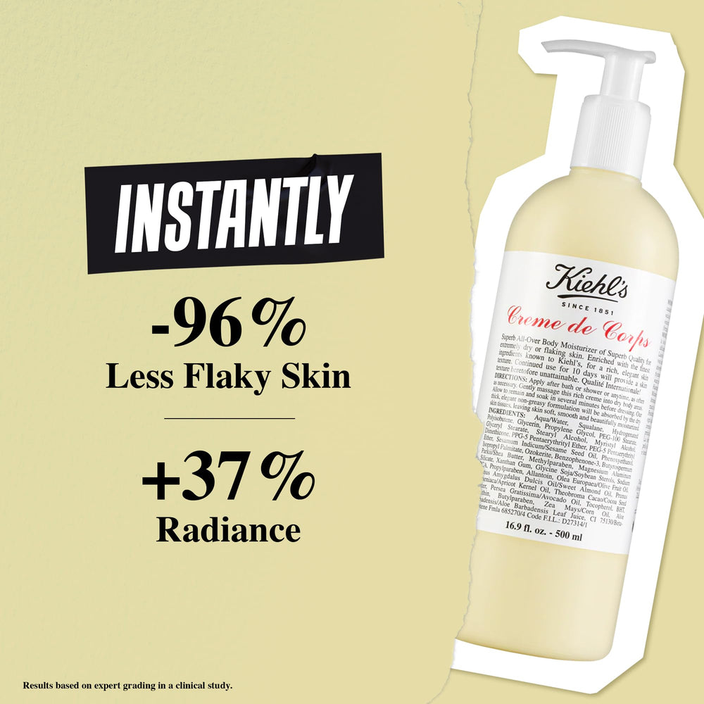 Kiehl's bote abierto con crema visible listo para aplicar y nutrir la piel