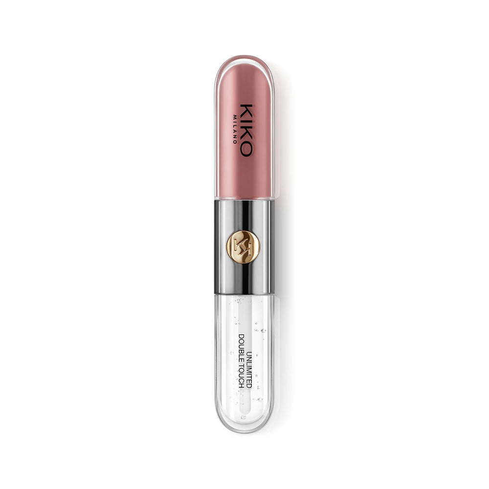 Kiko Milano aplicación en labios con acabado brillante y color duradero como beneficio