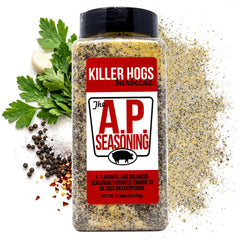 Killer Hogs frente del envase 21.7 oz mostrando marca y uso fácil