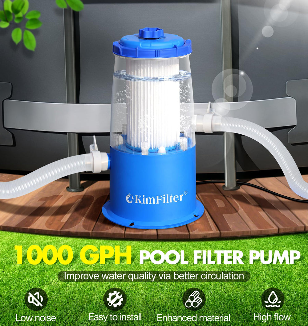 KimFilter detalle de la carcasa transparente mostrando suciedad visible