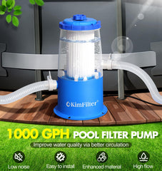 KimFilter detalle de la carcasa transparente mostrando suciedad visible