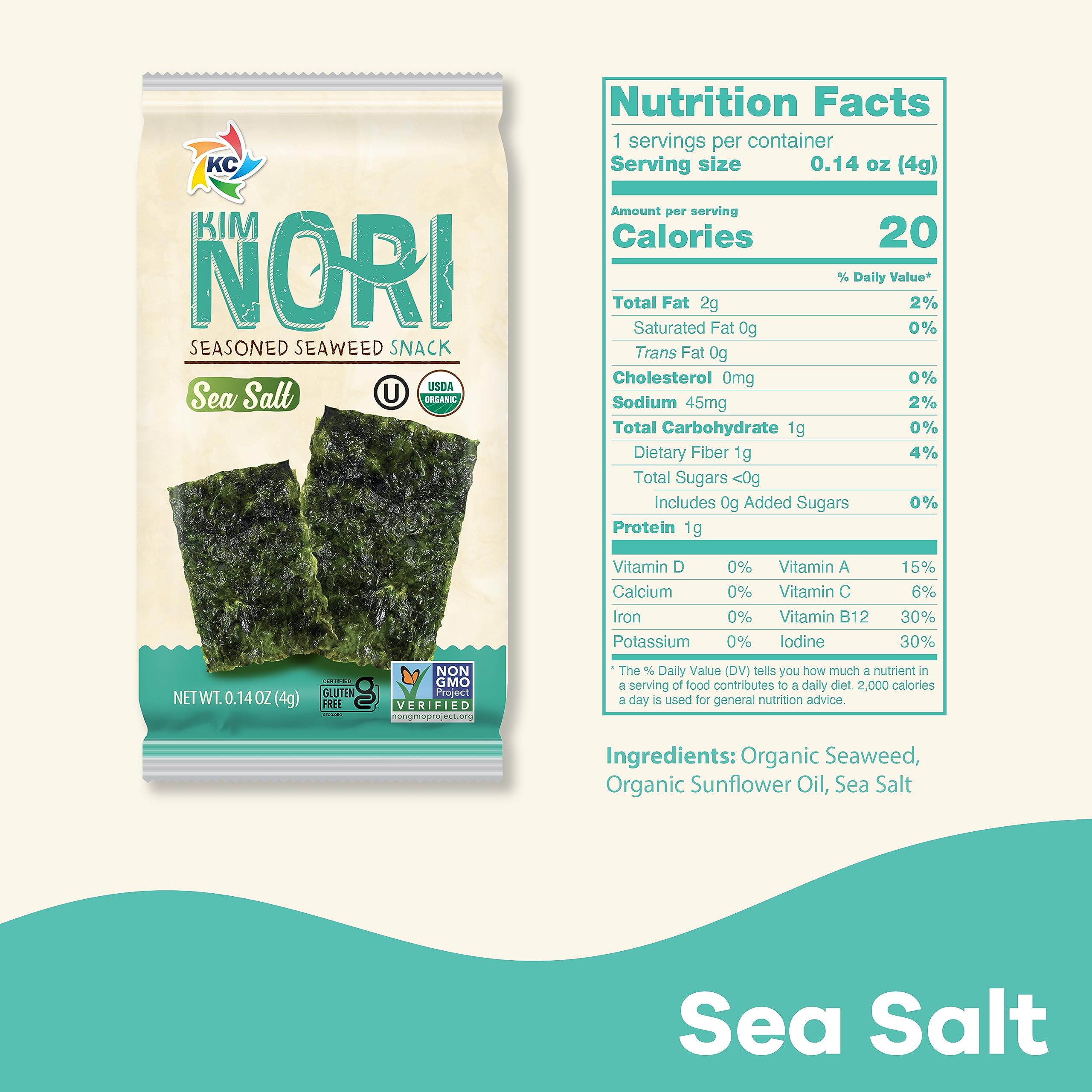 KIMNORI detalle del tostado que resalta el sabor y crocancia
