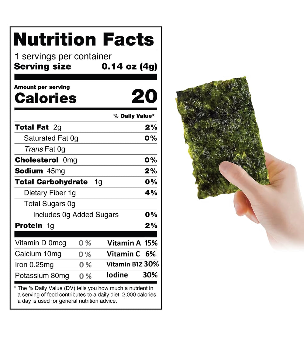 KIMNORI etiqueta orgánica que asegura ingredientes certificados
