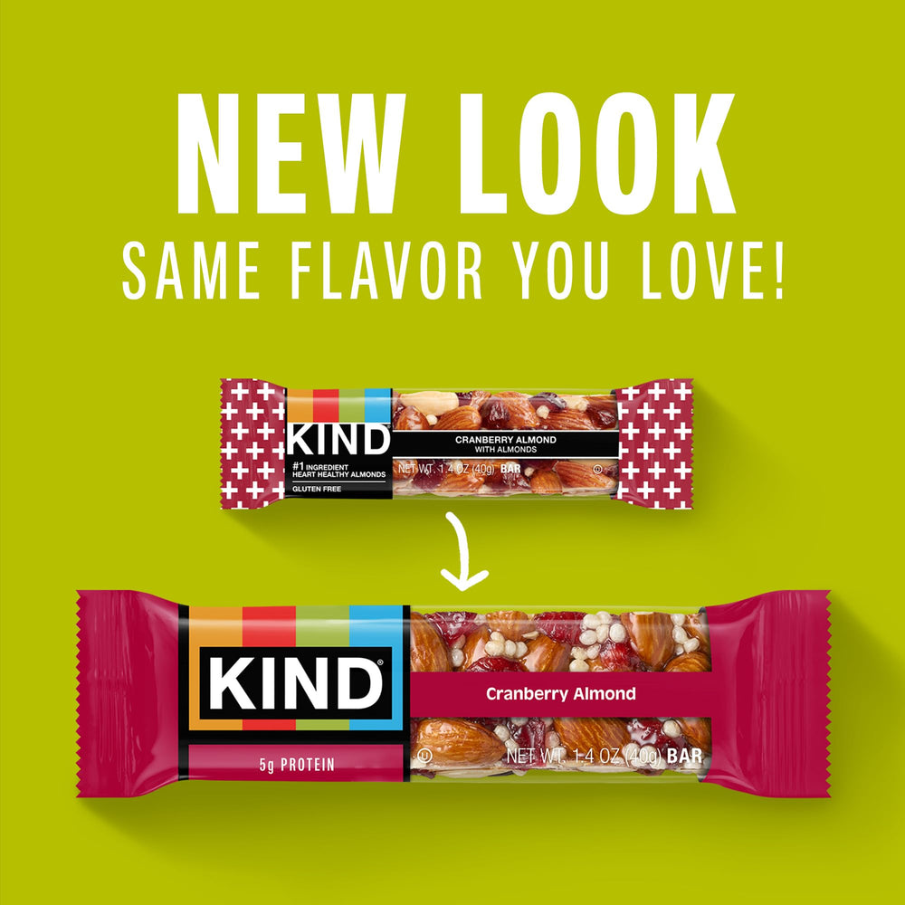 KIND barras dentro de una mochila para snack en movimiento