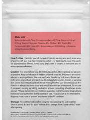 Kind Patches primer plano del adhesivo y textura para aplicación suave
