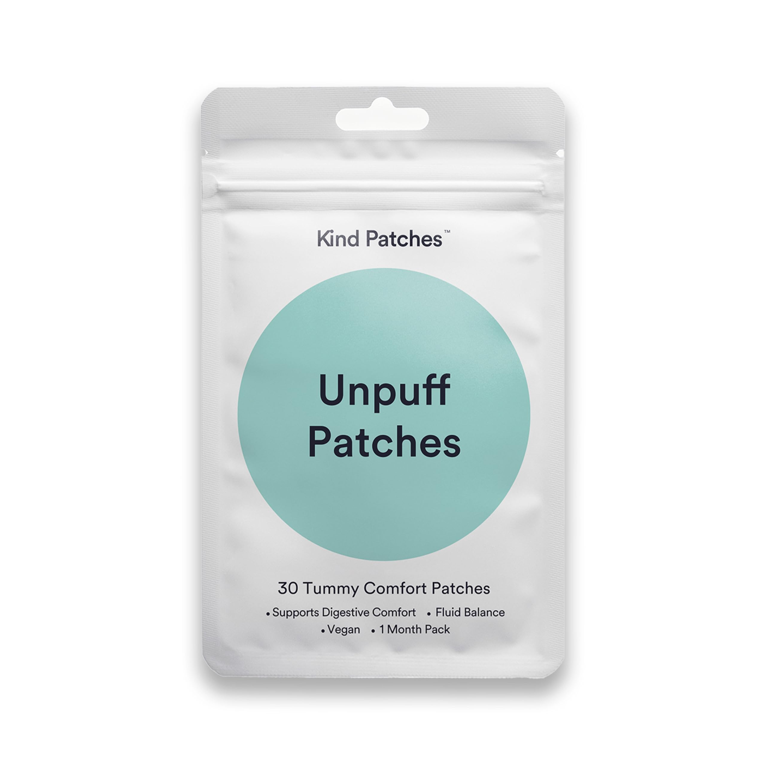 Kind Patches embalaje frontal mostrando 30 parches y descripción clara