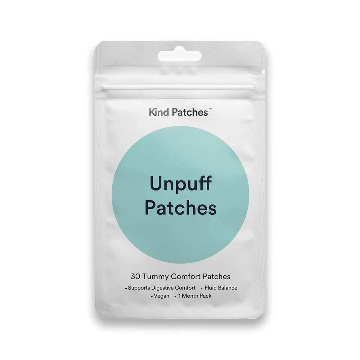 Kind Patches embalaje frontal mostrando 30 parches y descripción clara
