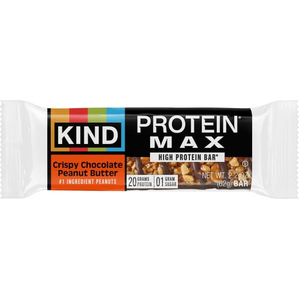 KIND barra en mochila durante senderismo, snack práctico y energético