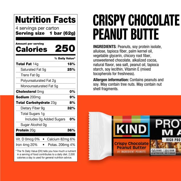 KIND primer plano de textura de frutos secos y recubrimiento de chocolate que muestra calidad