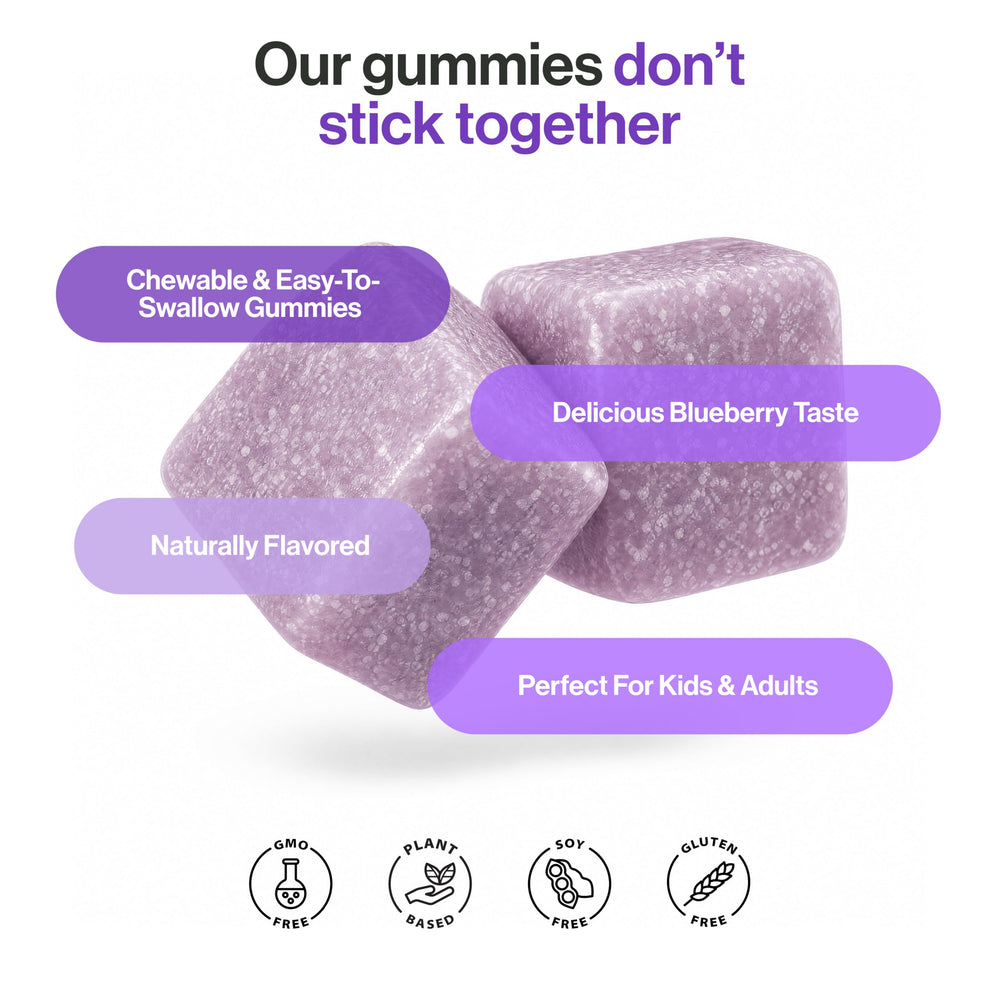 kindnature gomitas junto a mesita de noche indicando soporte para sueño