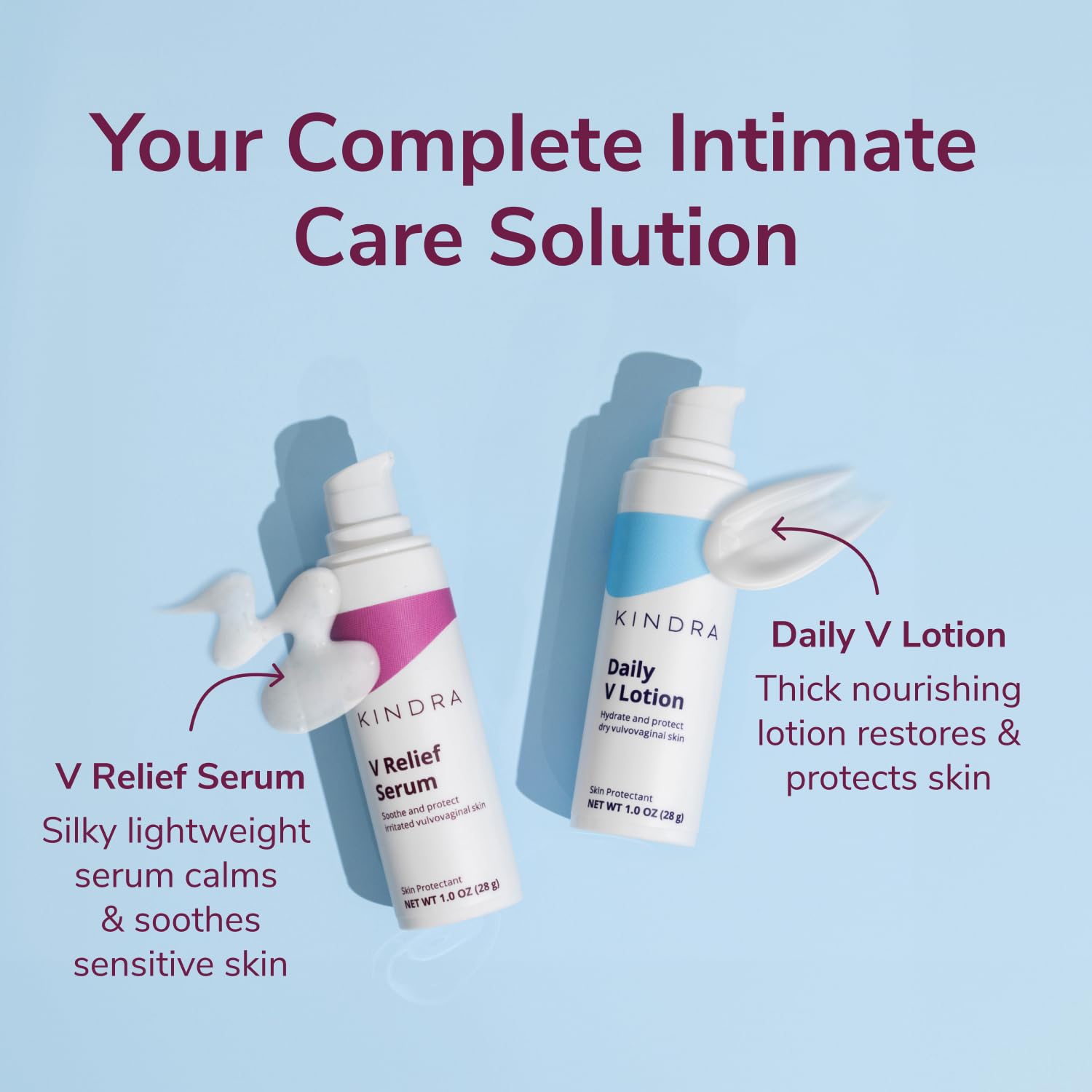 Kindra packaging sostenible enfatiza fórmula limpia y compromiso cruelty-free