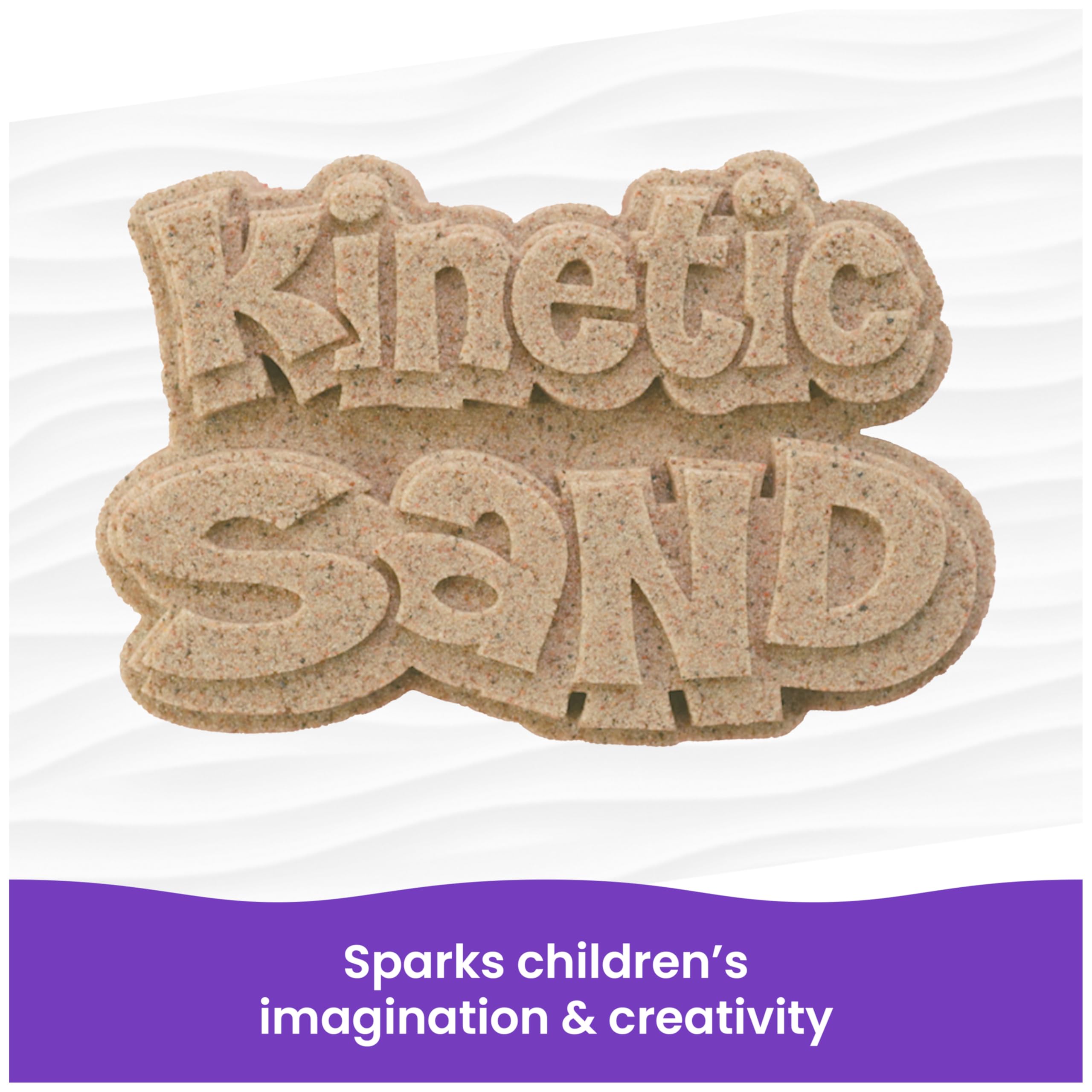 Kinetic Sand comparativa de tamaño 5,5 lb para estimar cantidad