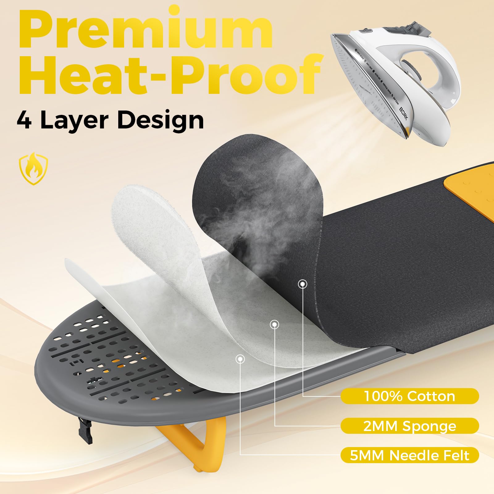 KINGBOARD base con puntos de silicona antideslizantes que evitan deslizamientos
