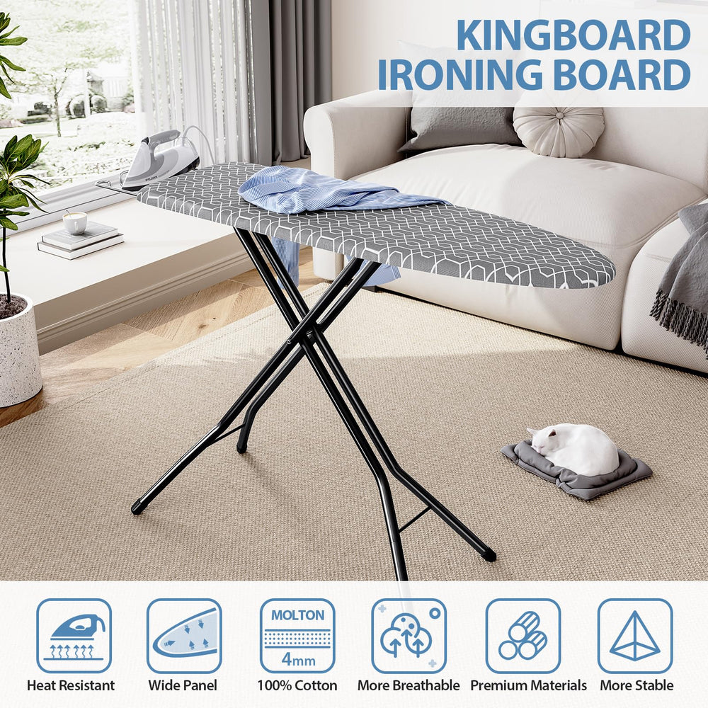 KINGBOARD tabla plegada en posición compacta para ahorro de espacio