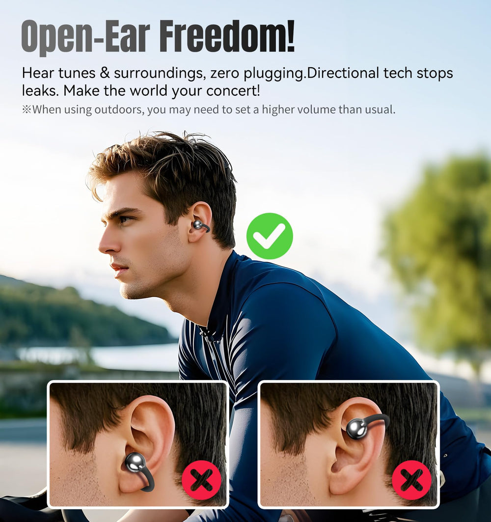King Lucky auricular colocado con gafas, compatibilidad y confort