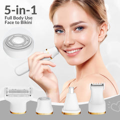 KINGTEE recortadora perfilando vello facial con acabado fino