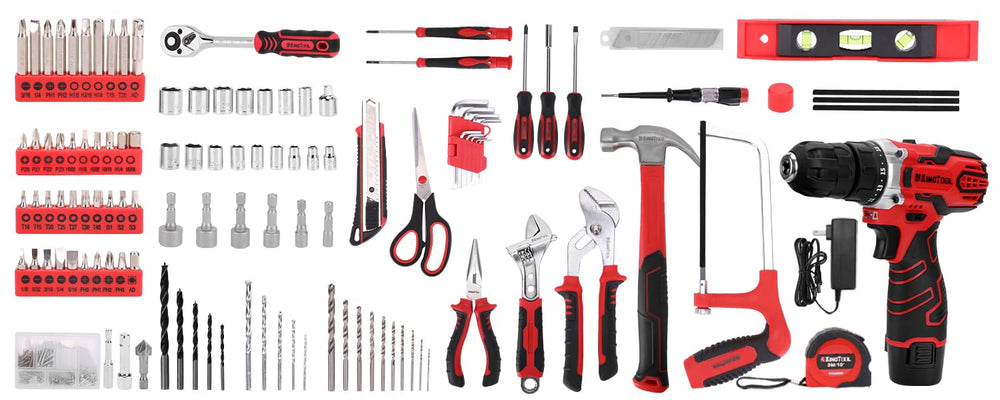 KingTool conjunto de herramientas extendidas listo para reparaciones rápidas
