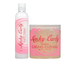Kinky Curly textura de Knot Today crema cercano para fácil desenredo
