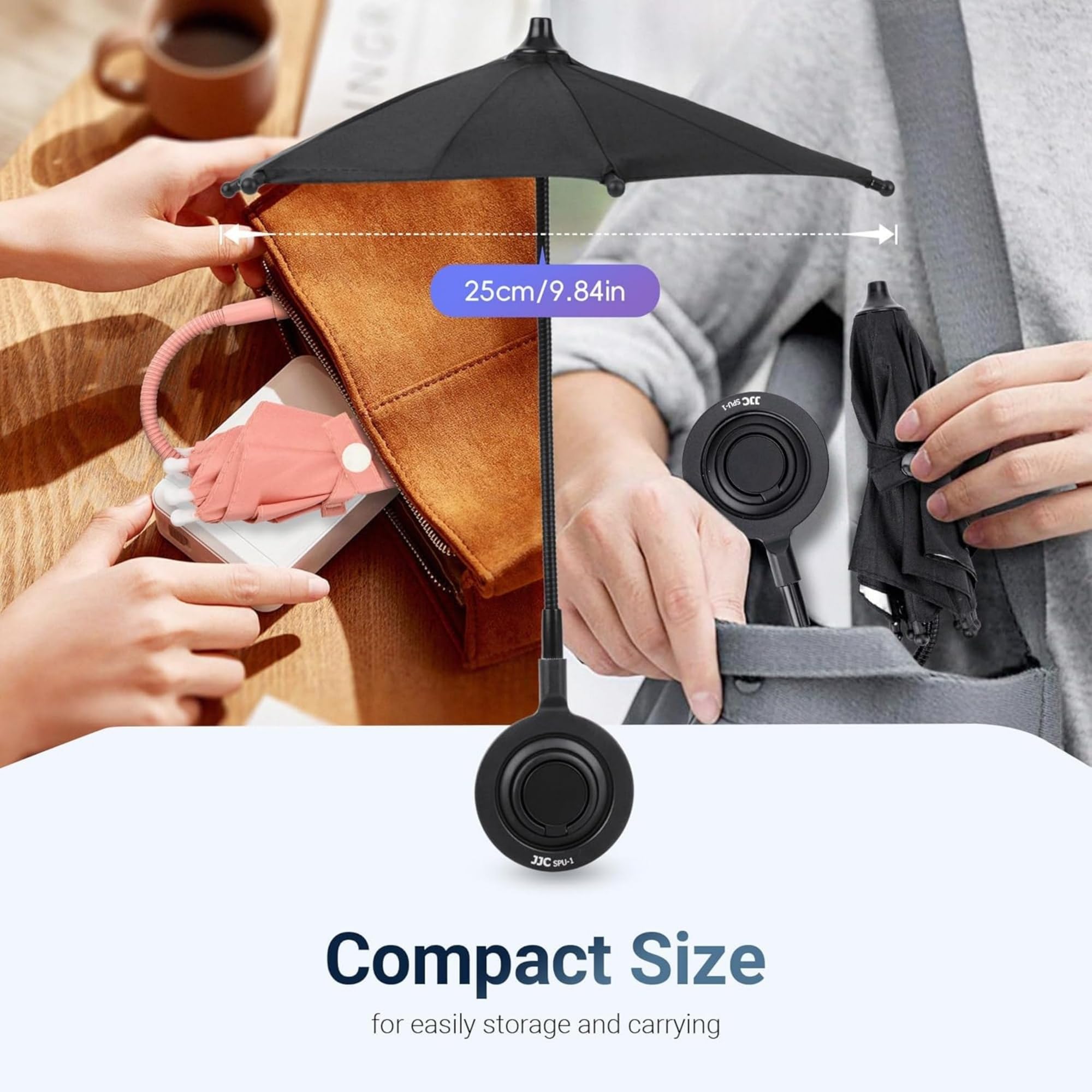 Kiorafoto comparación de tamaño 25cm para cobertura focal