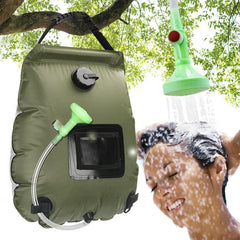 KIPIDA bolsa ducha frontal mostrando capacidad y diseño práctico
