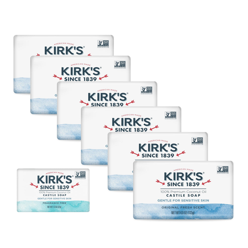 Kirk's barra frontal con empaque y aspecto limpio que transmite confianza