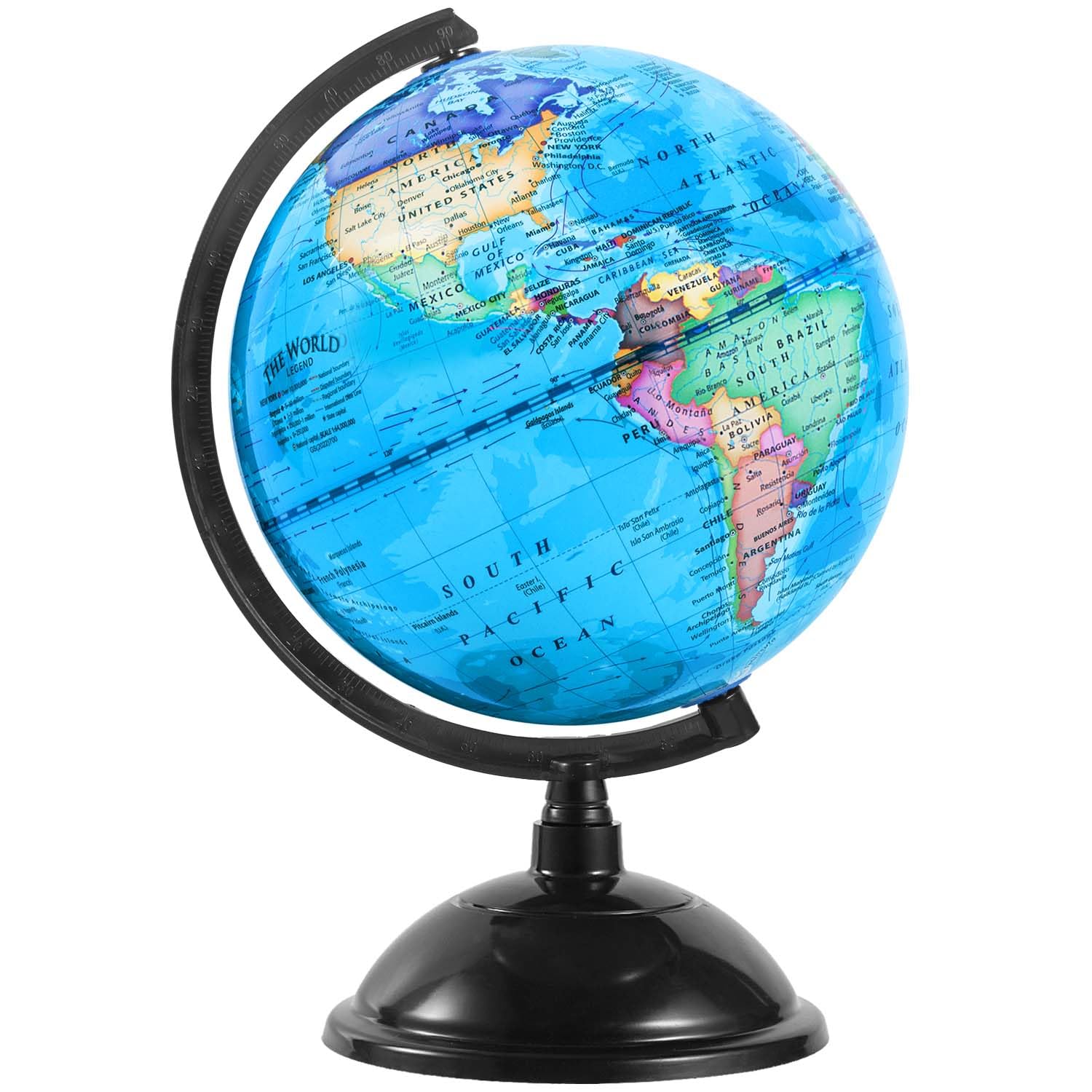 KISEER globo frontal con base, ayuda visual para clases