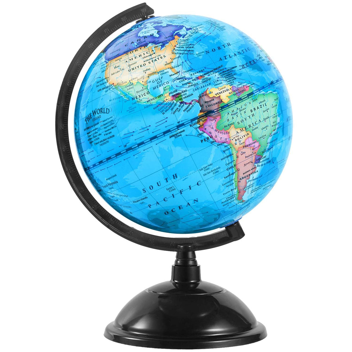 KISEER globo frontal con base, ayuda visual para clases