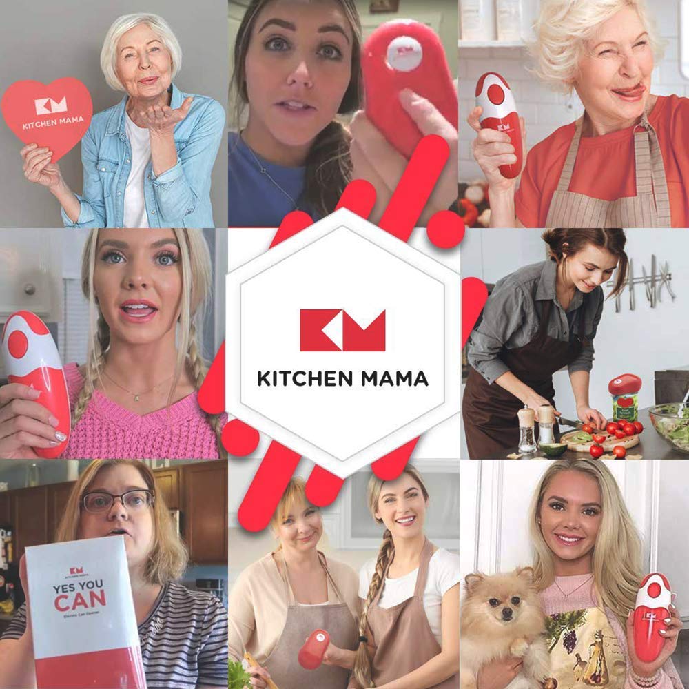 Kitchen Mama vista del cuerpo ergonómico que facilita el agarre y manejo