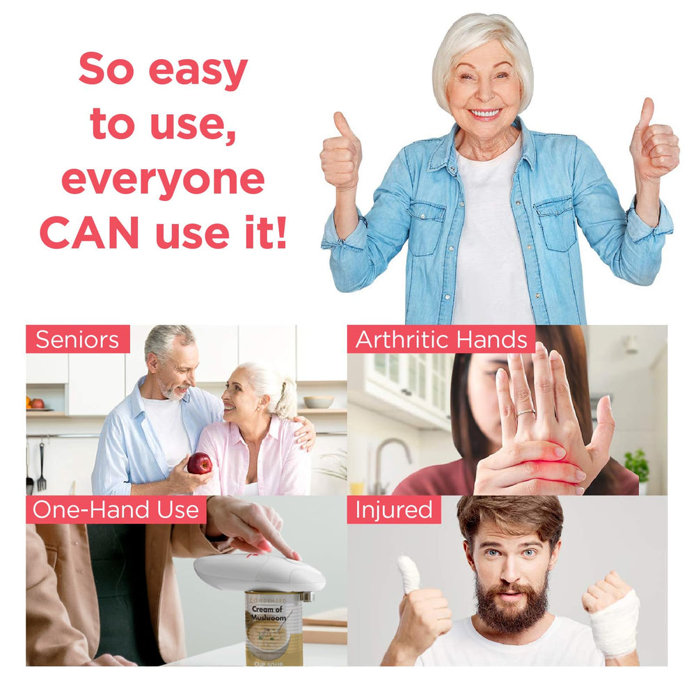 Kitchen Mama enfoque en la empuñadura ergonómica para manos débiles