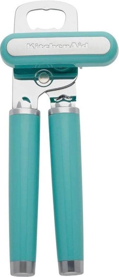 KitchenAid abrelatas frente Aqua Sky, aspecto compacto y funcional
