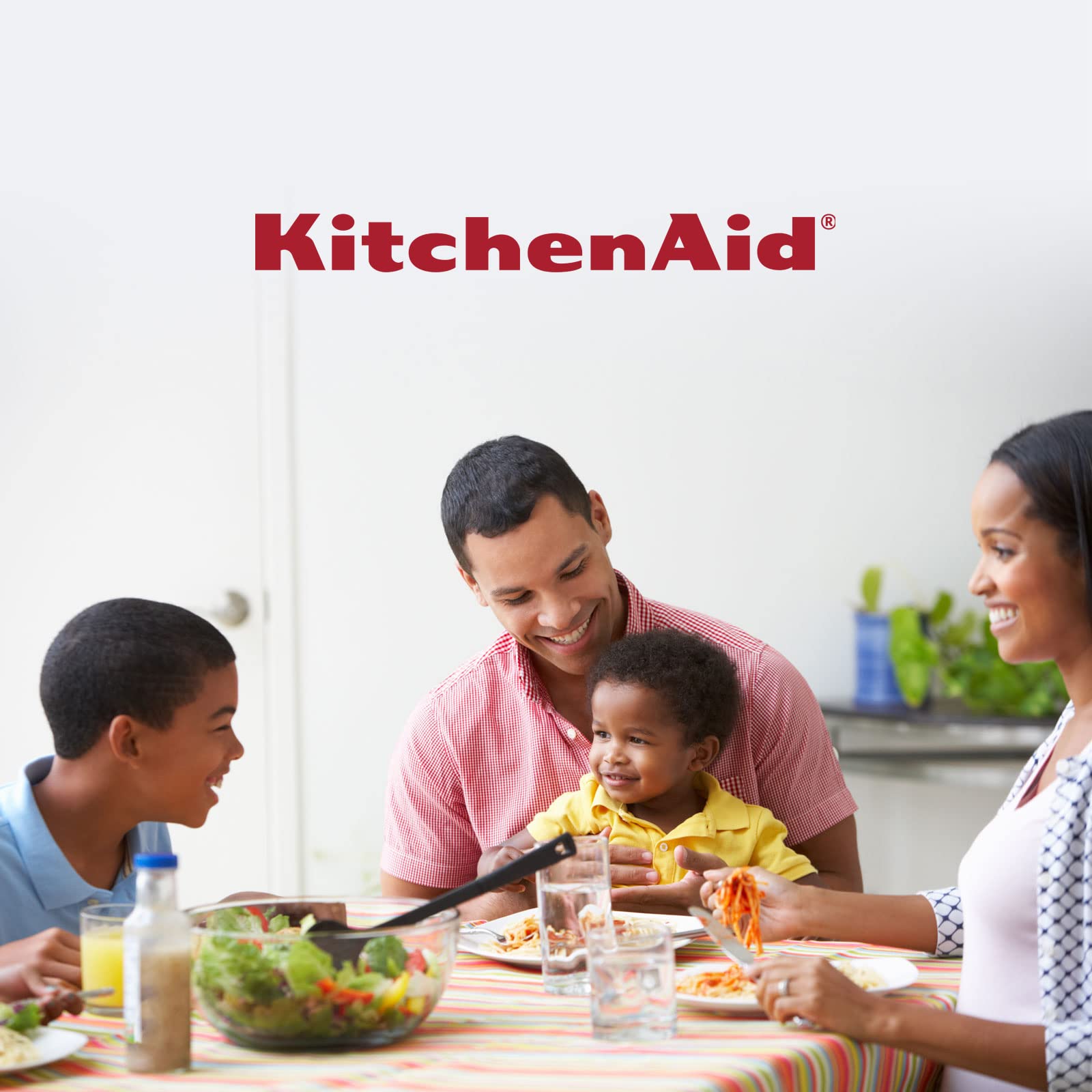 KitchenAid empaque y etiqueta del producto con información de garantía clara