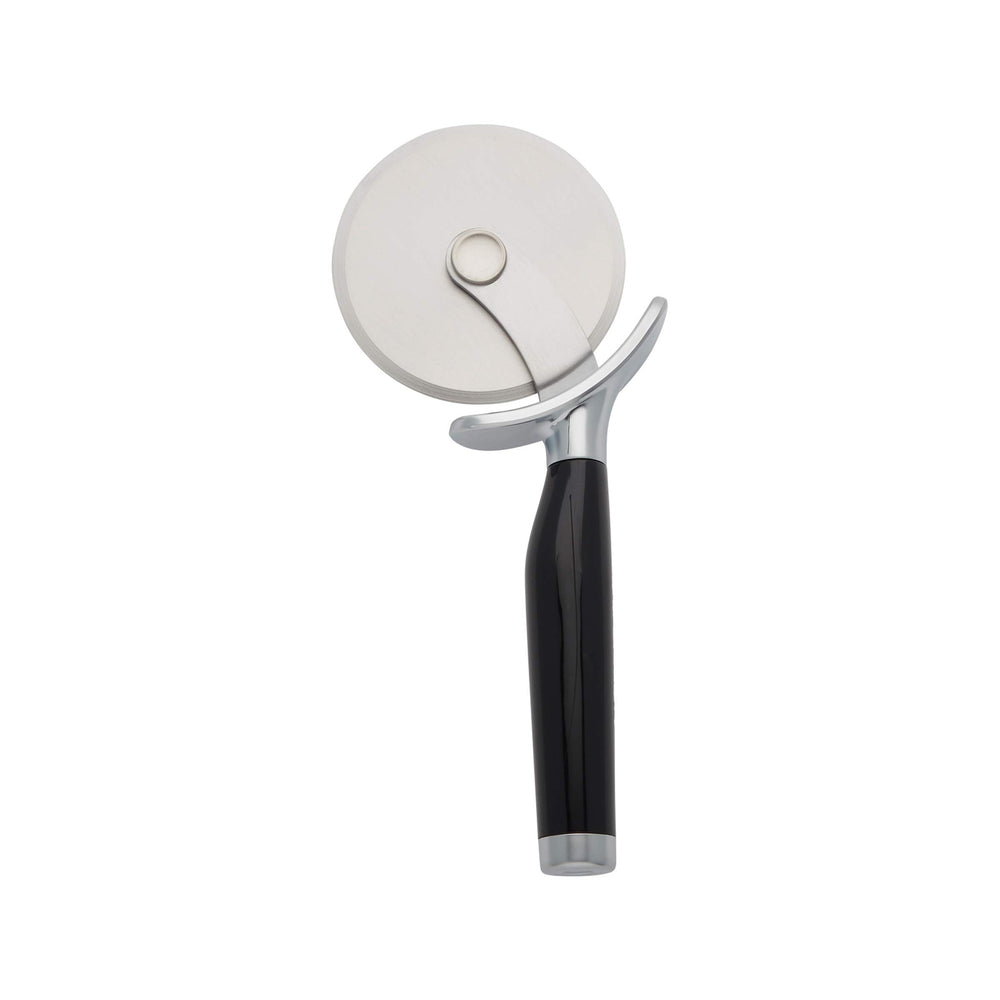 KitchenAid cortador de pizza frontal mostrando diseño y acabado premium