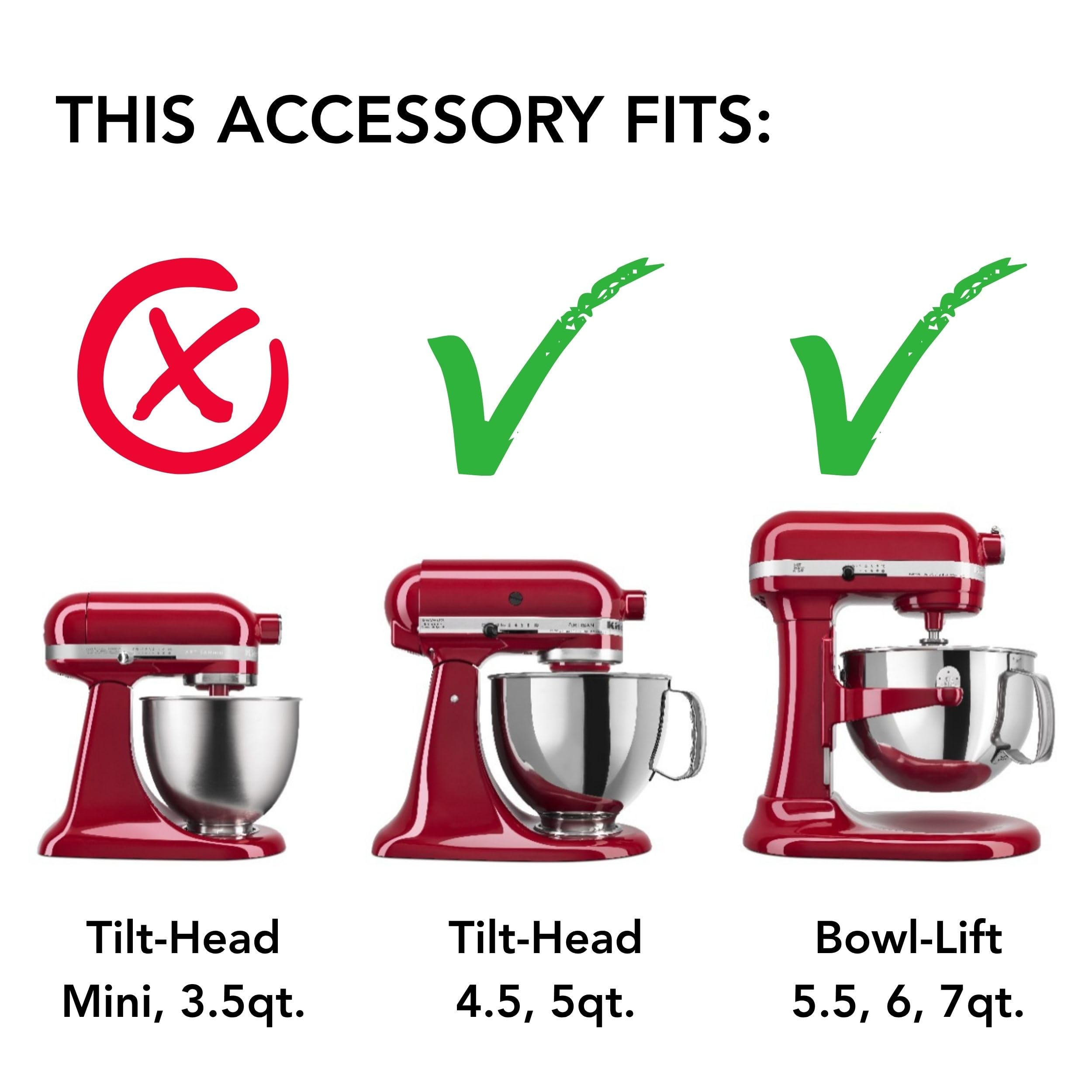 KitchenAid dasher rediseñado en primer plano que mezcla uniformemente
