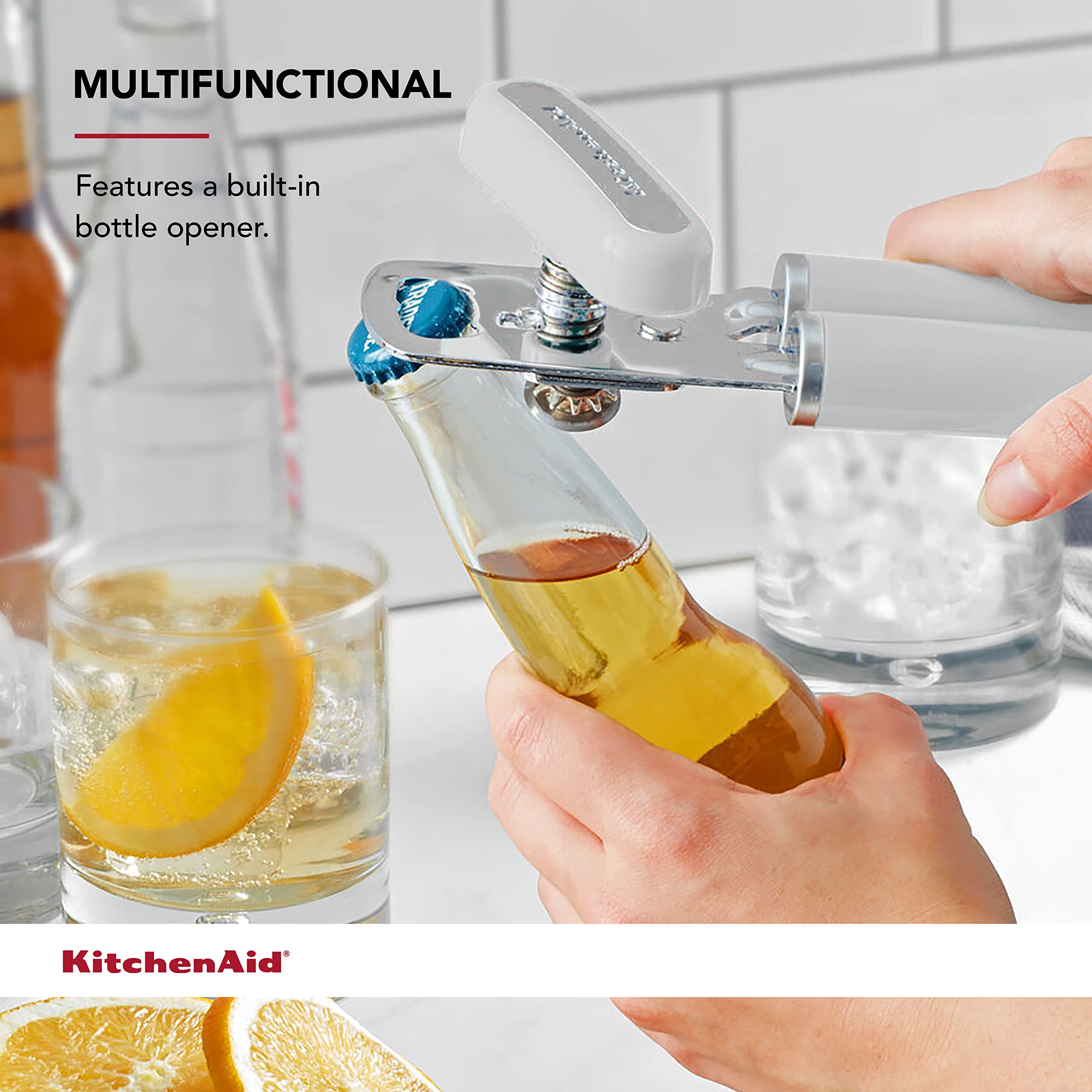 KitchenAid comparación con mano para mostrar tamaño y control ergonómico práctico