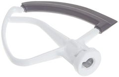 KitchenAid paleta Flex Edge mezclando masa en tazón, reduce tiempo de mezcla