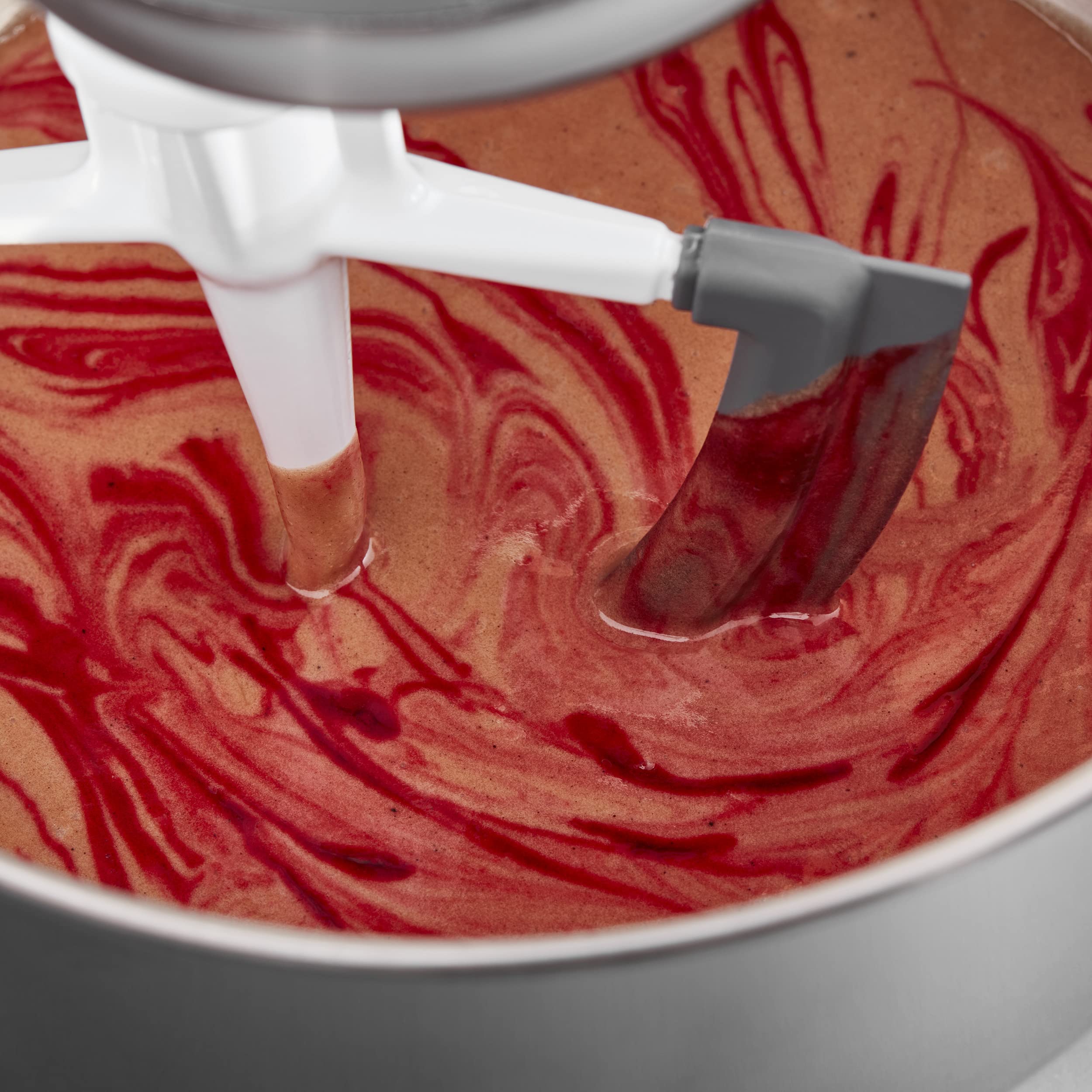 KitchenAid paleta Flex Edge con etiqueta de compatibilidad de modelos, fácil decisión