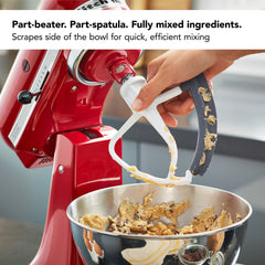 KitchenAid paleta Flex Edge en lavavajillas para limpieza fácil y rápida