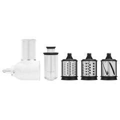 KitchenAid empujador 2 en 1 en primer plano, seguridad y control