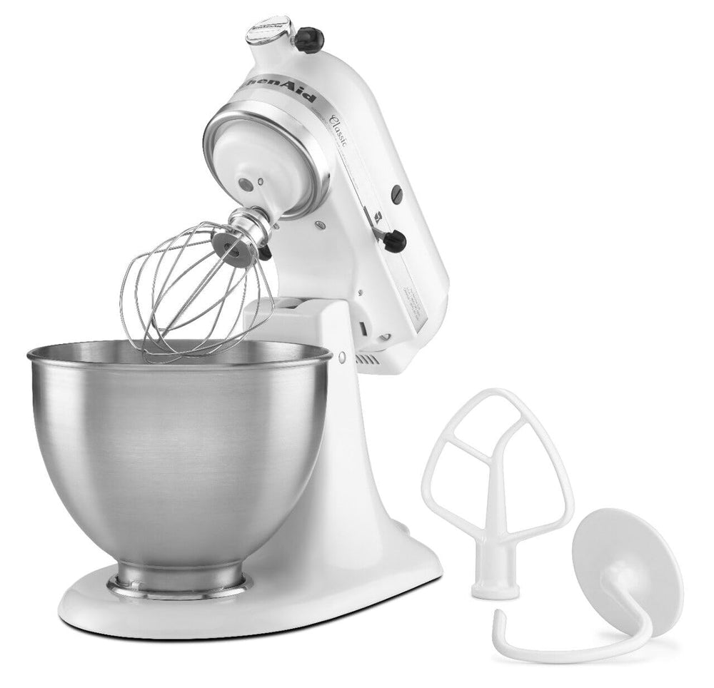 KitchenAid accesorios incluidos: batidor plano, gancho y varillas útiles