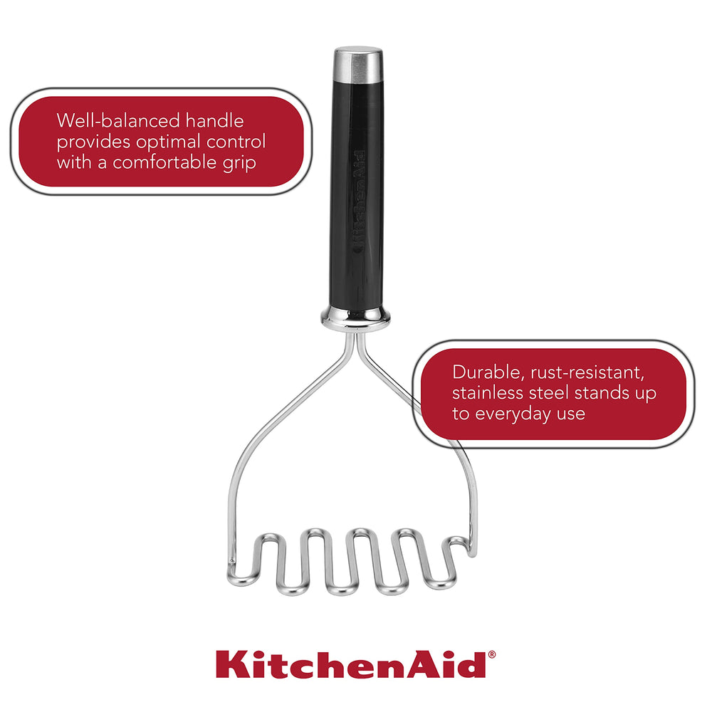 KitchenAid primer plano del alambre de acero inoxidable resistente al óxido