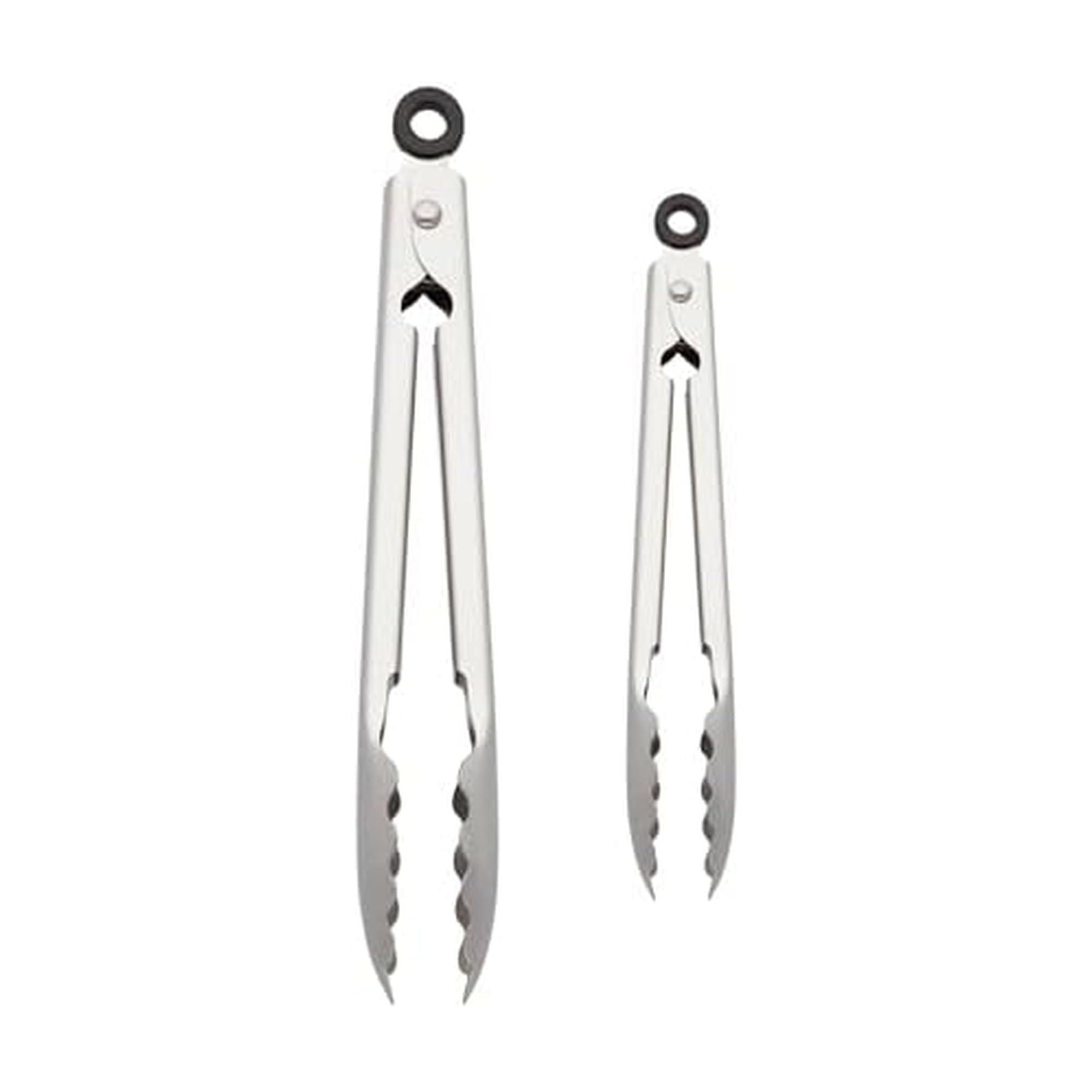 KitchenAid pinzas frontales de acero inoxidable, aspecto duradero y profesional