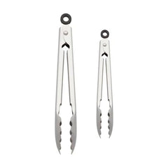 KitchenAid pinzas frontales de acero inoxidable, aspecto duradero y profesional