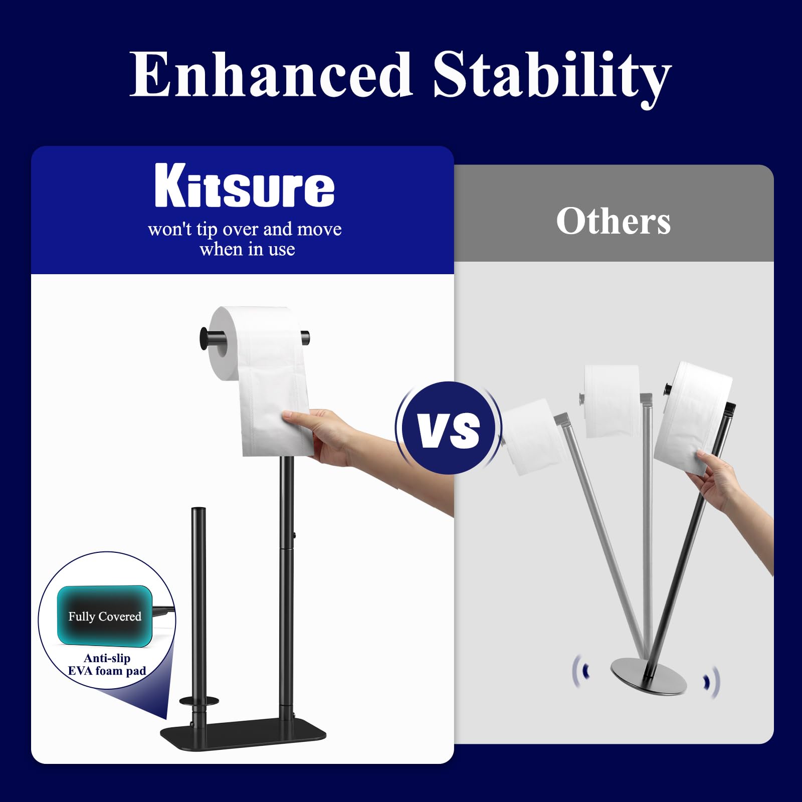 Kitsure comparado con una botella para mostrar escala compacta