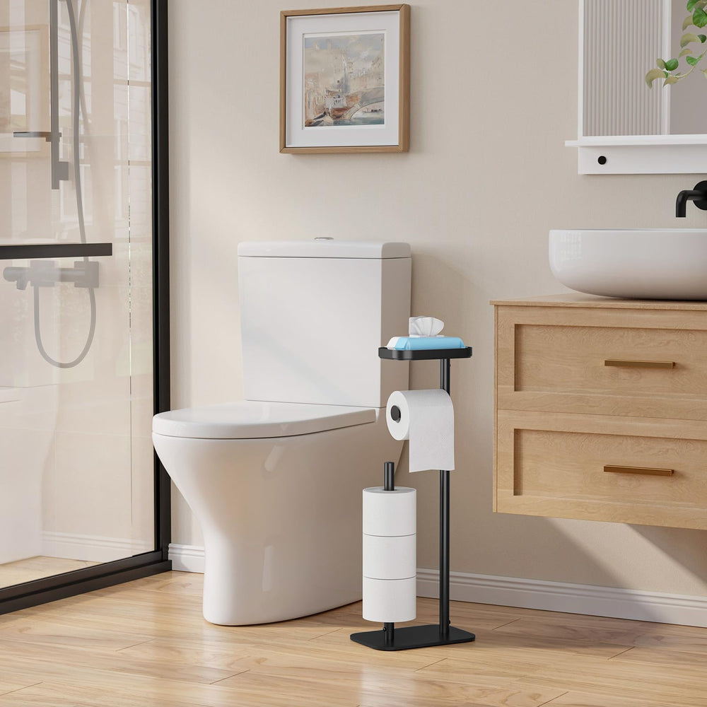 Kitsure estante superior sosteniendo un teléfono para uso práctico