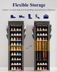 Kitsure estantes de tela reforzada sosteniendo tacones sin hundir