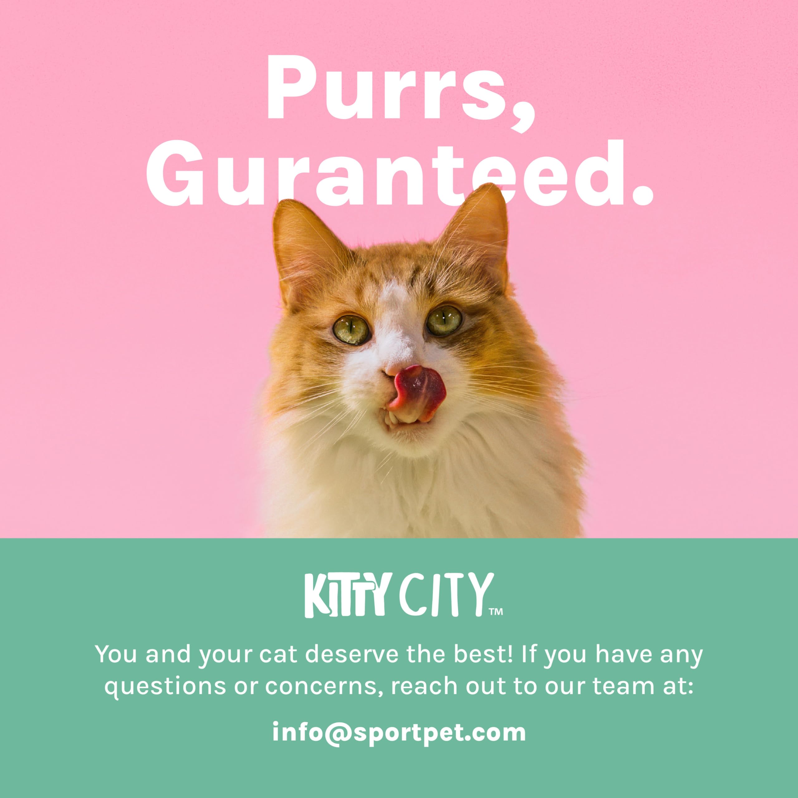 Kitty City rascador en salón integrado como protector y accesorio estético